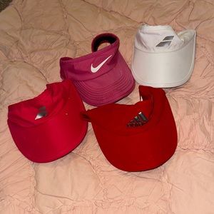 BUNDLE TENNIS VISORS💖💗💞